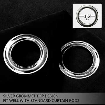 SPXTEX Black Velvet Blackout Curtains 63 inches Long Light Blocking Grommet Velvet Window Curtain Panels Set of 2 Heat Insulated Curtains Blackout Thermal Velvet Curtain Panels for Bedroom 2 Panels