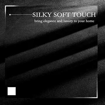 SPXTEX Black Velvet Blackout Curtains 63 inches Long Light Blocking Grommet Velvet Window Curtain Panels Set of 2 Heat Insulated Curtains Blackout Thermal Velvet Curtain Panels for Bedroom 2 Panels