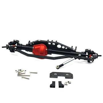 Aluminum Axle Front & Rear Axle for 1/10 RC Crawlers Axial Wraith 90018 90048 90053