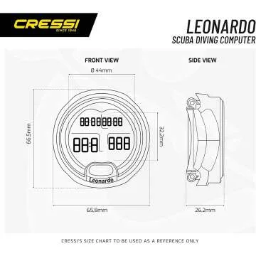 Cressi Leonardo Diving Computer - Italian Quality