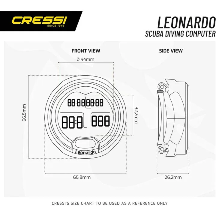 Cressi Leonardo Diving Computer - Italian Quality