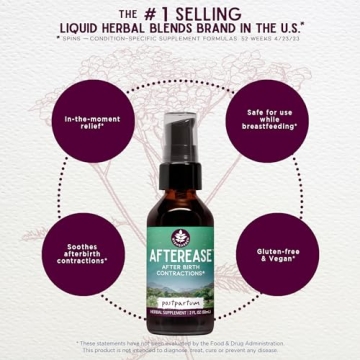 AfterEase for After Birth Contractions Herbal Supplement