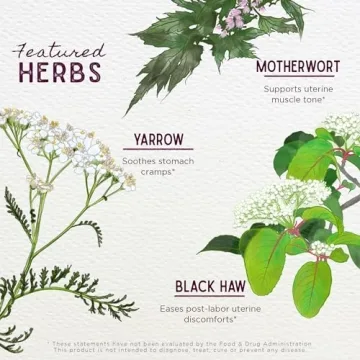 AfterEase for After Birth Contractions Herbal Supplement