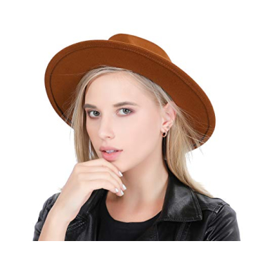 Shop Lanzom Stylish Retro Wide Brim Fedora Hat