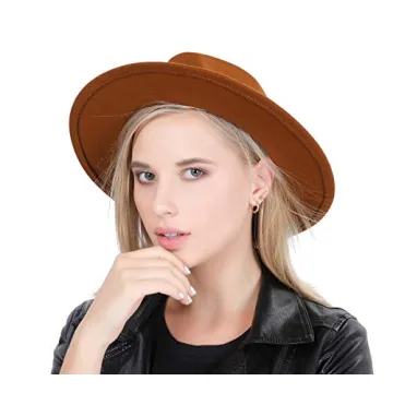 Shop Lanzom Stylish Retro Wide Brim Fedora Hat
