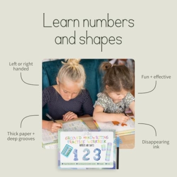 Reusable Grooved Handwriting Workbooks for Kids 3-8