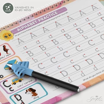 Reusable Grooved Handwriting Workbooks for Kids 3-8