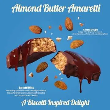 PEAK PROTEIN BARS - Almond Butter Amaretti - Grass-Fed Whey - 19G Protein