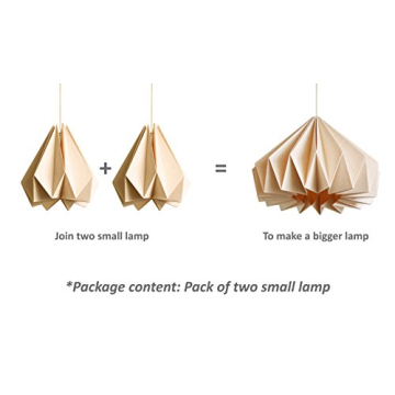 Brownfolds Paper Origami Lamp Shade - Eco-Friendly Artistry