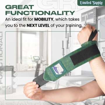 CROWN Anime Wrist Wraps: Durable Wrist Support for All