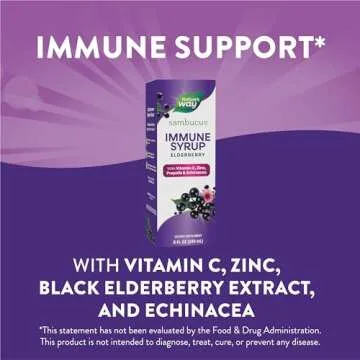 Nature's Way Elderberry Immune Syrup for Daily Support