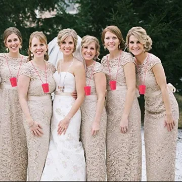 Betgod Bachelorette Shot Necklace for Fun Parties