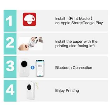 Phomemo D30 Self-Adhesive Transparent Labels - 3 Rolls