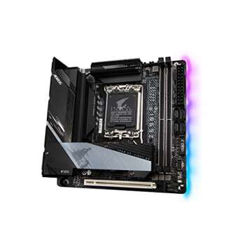 GIGABYTE Z690I AORUS Ultra DDR4 (LGA 1700/ Intel Z690/ Mini-ITX/ DDR4/ Dual M.2/ PCIe 5.0/ USB 3.2 Gen2X2 Type-C/WiFi 6/ Intel 2.5 GbE LAN/Gaming Motherboard)