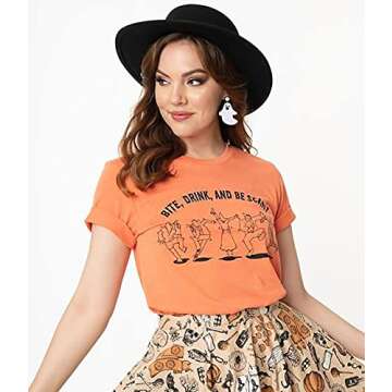 NVENF Halloween Earrings Spooky Beaded Ghost Pumpkin Dangle Earrings for Women Handmade Bead Drop Ea...