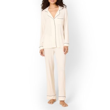 Luxurious Amazon Essentials x Sofia Grainge Women's Pajama Set in Ivory