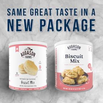 Augason Farms Biscuit Mix Can for Emergency & Everyday Meals