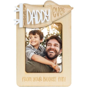 Car Picture Frame For Dad (With Tape), Car Visor Photo Frame Accessories, Small Father's Day Birthda...