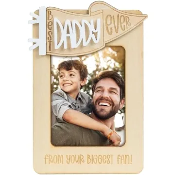 Unique Wooden Car Picture Frame for Father's Day