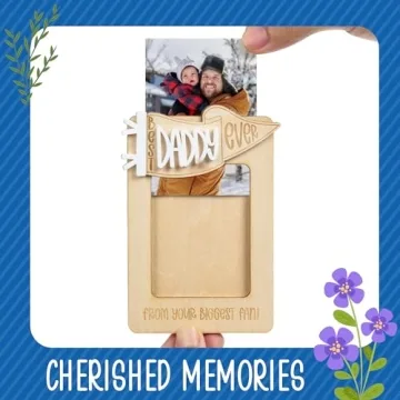Charming Wooden Photo Frame for Father's Day Gifts