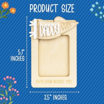 Charming Wooden Photo Frame for Father's Day Gifts