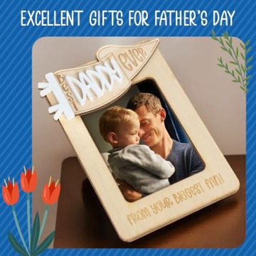 Charming Wooden Photo Frame for Father's Day Gifts