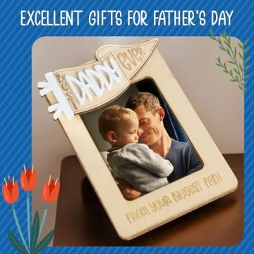 Charming Wooden Photo Frame for Father's Day Gifts