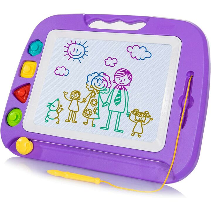 SGILE Magnetic Drawing Board Toy for Kids - Purple
