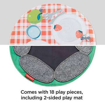 Fisher-Price Preschool Toy S’more Fun Campfire, 18-Piece Dress Up Set for Camping Pretend Play Kids Ages 3+ Years