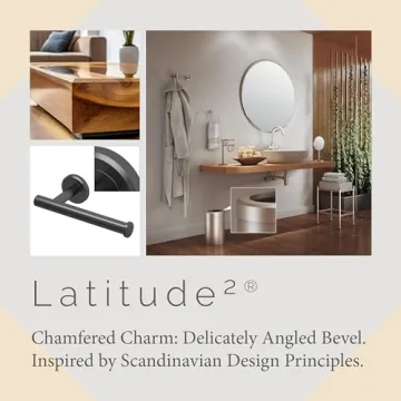 Gatco Latitude II Toilet Paper Holder in Matte Black