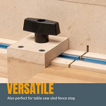 POWERTEC 71170 17-Piece Universal T-Track System for Woodworking