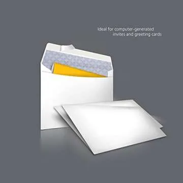 Amazon Basics 6 3/4 Security Tinted Envelopes with Peel and Seal, 100-Pack, White
