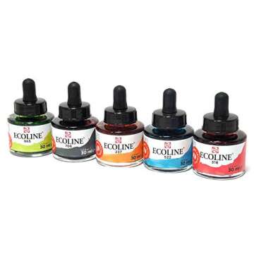 Royal Talens Ecoline Liquid Watercolor, 30ml Bottle, Forest Green (11256560)