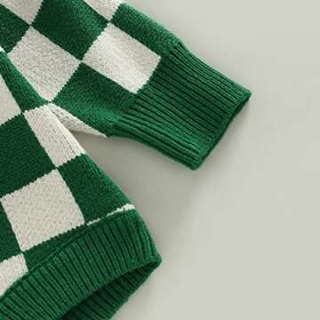 BemeyourBBs Soft Toddler Knit Sweater for All Seasons