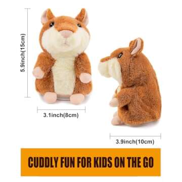 Ayeboovi Talking Hamster Toy for Kids | Fun & Interactive Companion