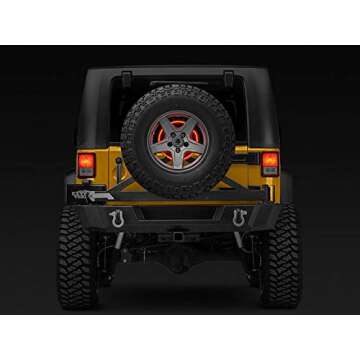 Omotor Jeep Wrangler Spare Tire Brake Light LED Wheel Light