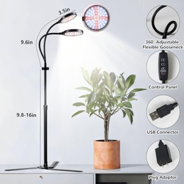 Full Spectrum Grow Lights for Indoor Plants 6000K