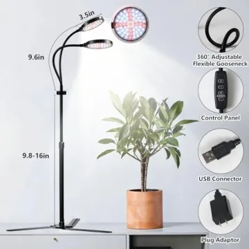 Full Spectrum Grow Lights for Indoor Plants 6000K