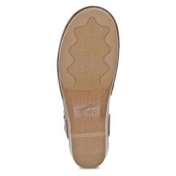 Dansko Sam Stylish Closed-Toe Sandal for Women - Lightweight with Added Arch Support - Durable PU Outsole for Long-Lasting Wear and Comfort Sand Dollar 9.5-10 M US
