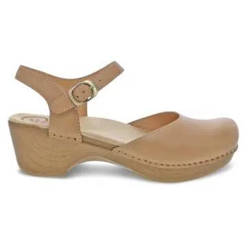 Dansko Sam Stylish Closed-Toe Sandal for Women - Lightweight with Added Arch Support - Durable PU Outsole for Long-Lasting Wear and Comfort Sand Dollar 9.5-10 M US