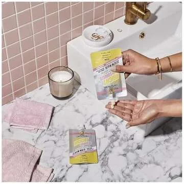 Soap & Glory Bright & Beautiful Brightening Sheet Face Mask - Vitamin C + White Flower Exfoliating S...