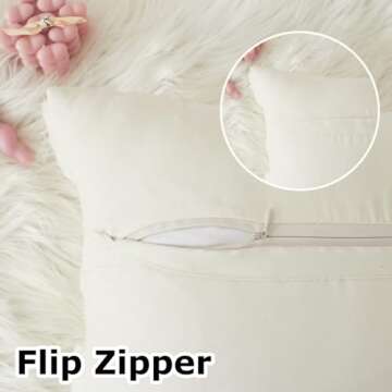 Kevin Textile 18x18 Heart Love Pillow Covers Set of 2