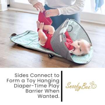 SnoofyBee - Portable Playtime Changing Pad for All Parents