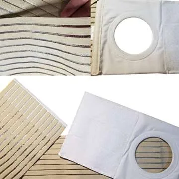 SUPVOX Ostomy Support Belt Elastic Hernia Band Breathable Belly Band for Man Woman Colostomy Abdominal Support