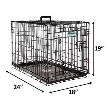 Precision Pet Wire Dog Crate for Pets 70-90 lbs, 42 Inch