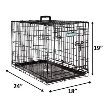 Precision Pet Wire Dog Crate for Pets 70-90 lbs, 42 Inch