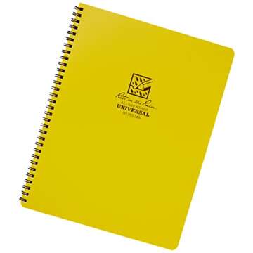Rite in the Rain Weatherproof Side Spiral Notebook - Yellow