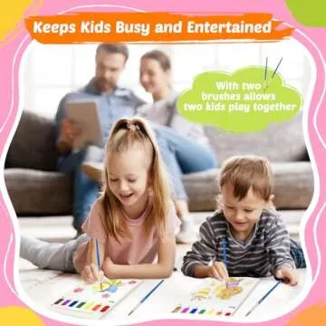 Mess-Free FEREDO KIDS Watercolor Paint Book for Kids