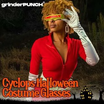 GrinderPUNCH Cyclops Shield Sunglasses for Cosplay