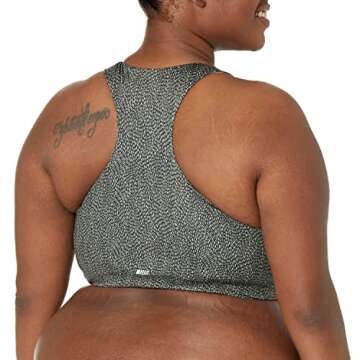 Amazon Essentials Active Sculpt V-Neck Sports Bra for Women